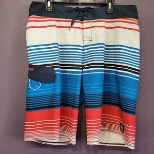 Quicksilver men's 36 pattern swim trunks